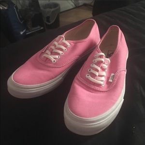 Size 8.5 Pink Vans